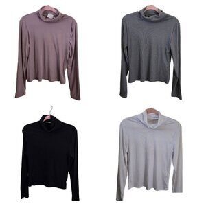 One Step Up Lot Of 4 Lightweight Turtleneck Jerseys Size XL